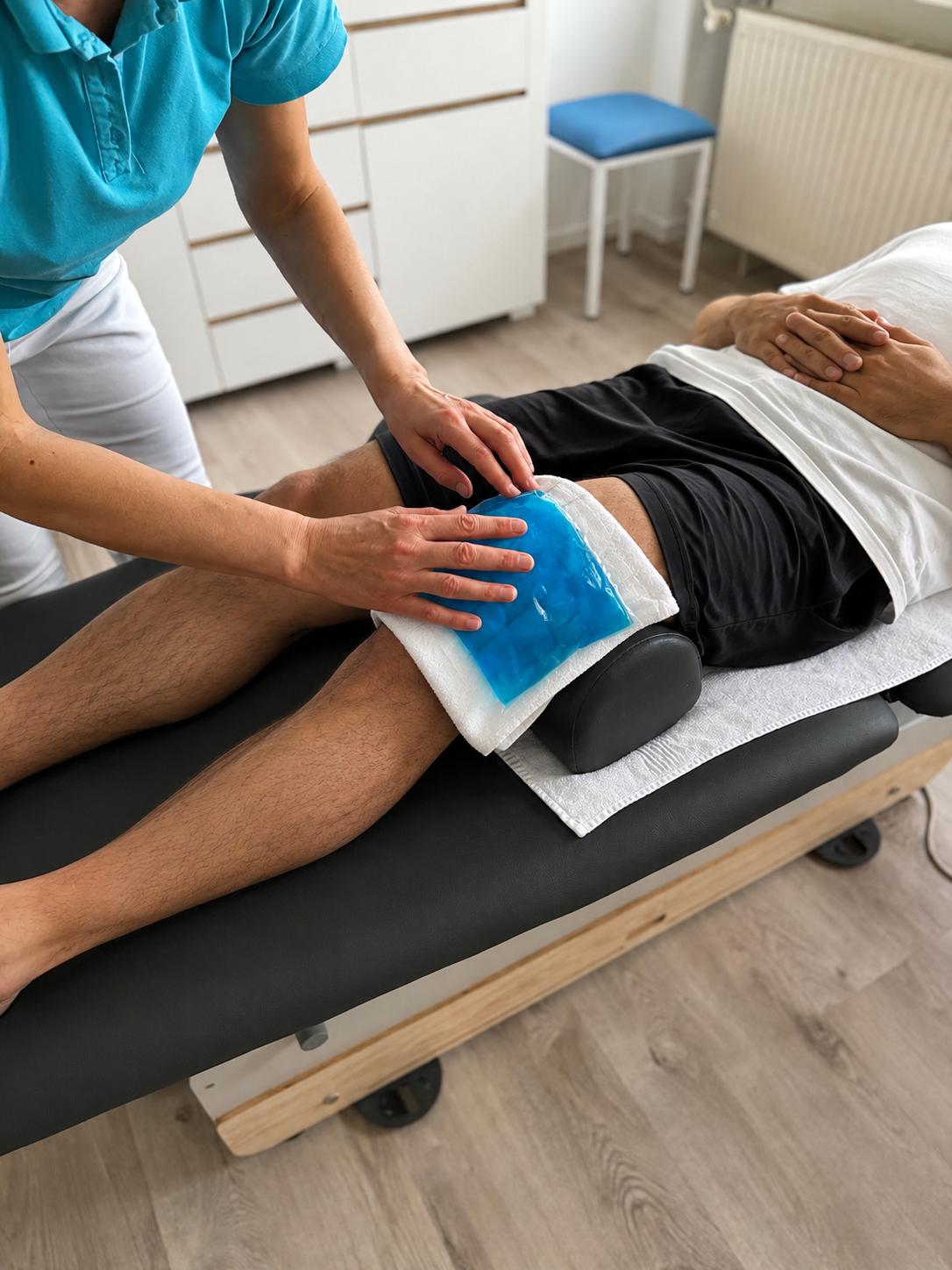 Kältetherapie-Anwendung in der Praxis Varupa